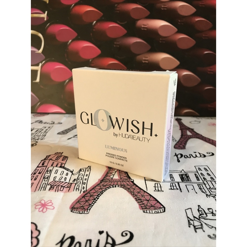 Huda Beauty Glowish Luminous Pressed Powder 0.35 oz  09 extra tan